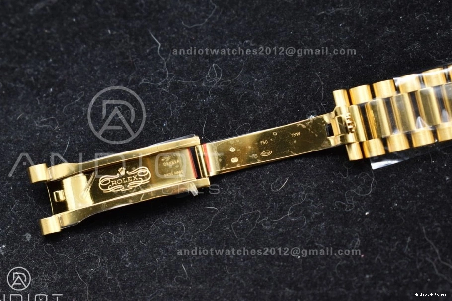 VR3255 658 Gold Day Dial YG On Stretchable Date Weight) Best 1:1 President (Gain ARF 40 228238 Edition Bracelet Roman 0513